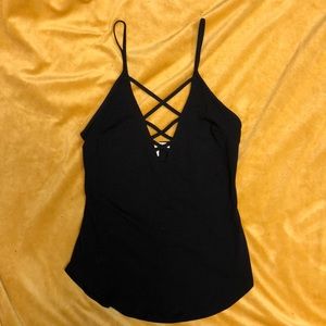 Criss cross front tank